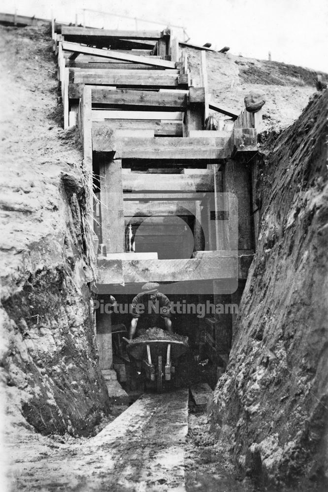 LNER (London and North Eastern Railway) Bridge, Valley Road, Basford, 1936