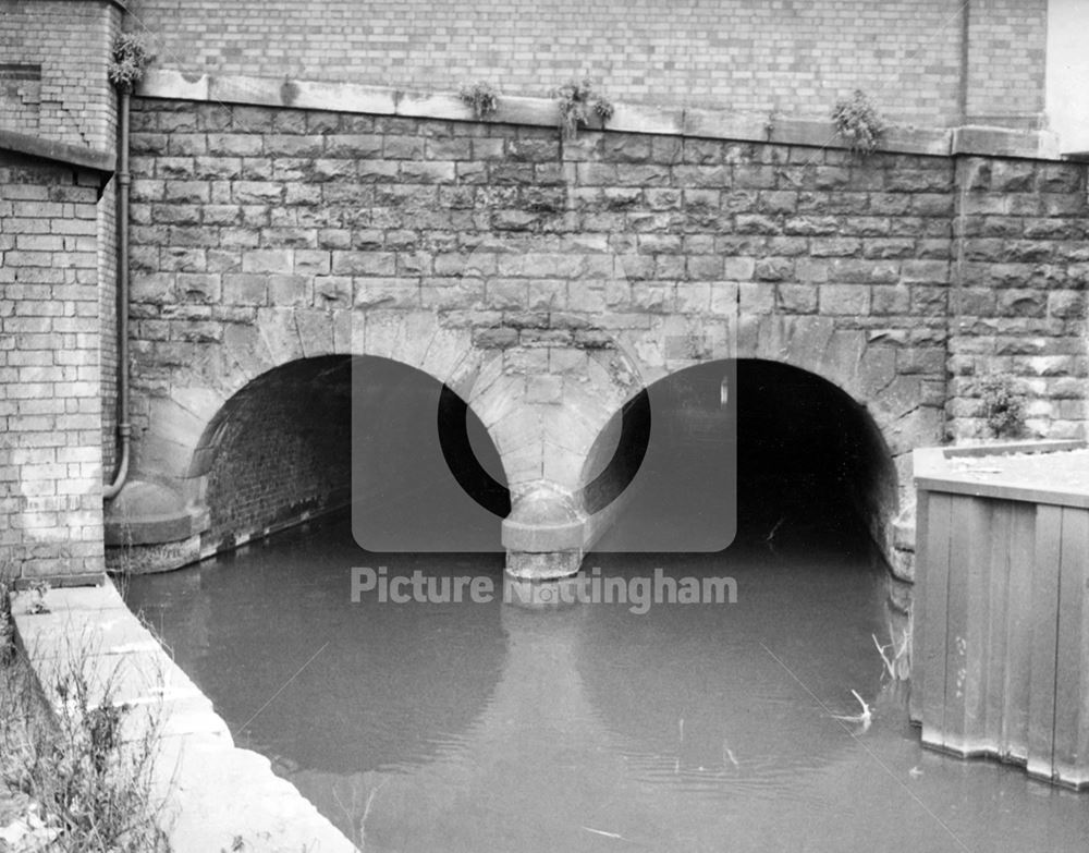 Queen's Bridge, Queen's Road, Nottingham, 1973