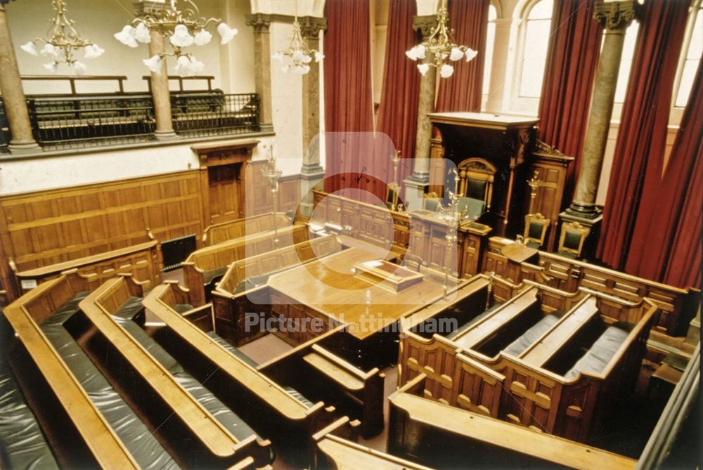 Court Interior, Shire Hall, High Pavement, Lace Market, Nottingham