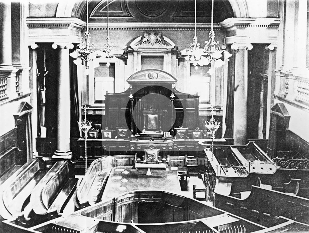 Court Interior, Shire Hall, High Pavement, Lace Market, Nottingham