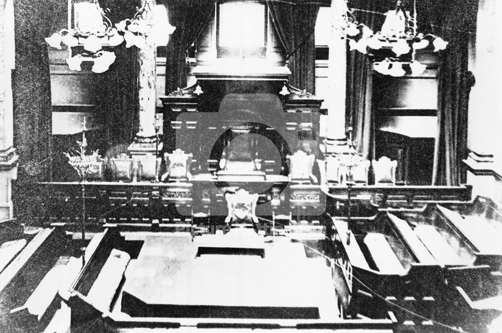 Court Interior, Shire Hall, High Pavement, Lace Market, Nottingham