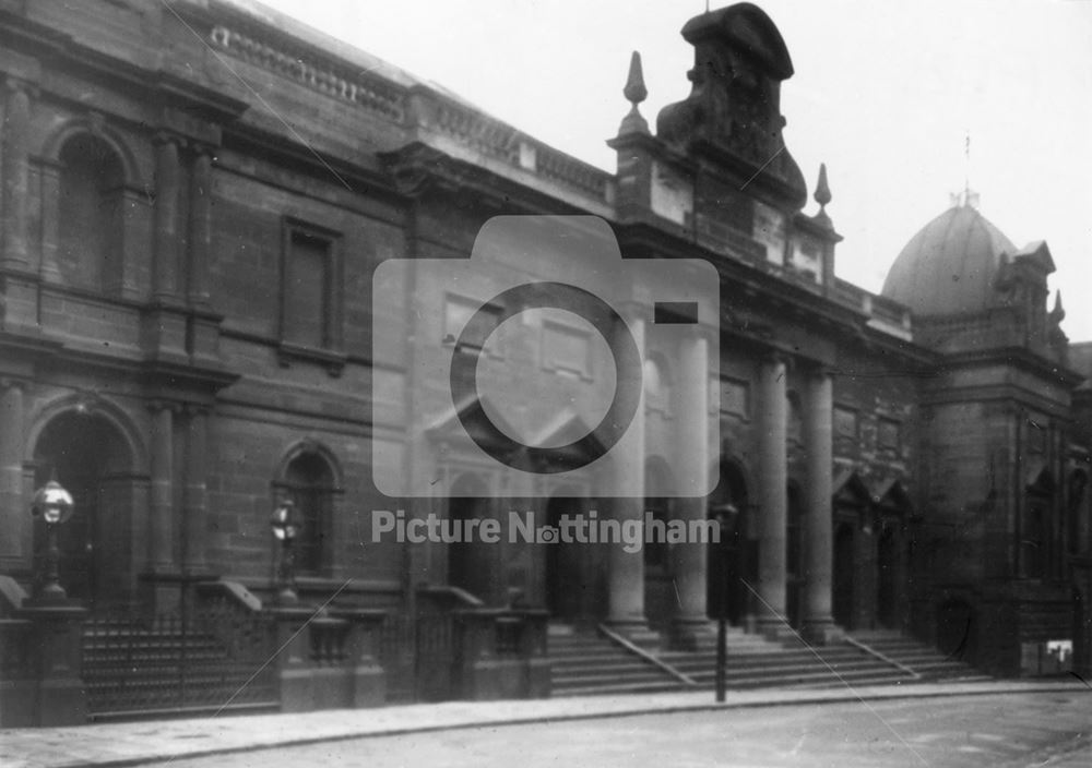 Courthouse and Prison, Shire Hall, High Pavement, Lace Market, Nottingham, 1898