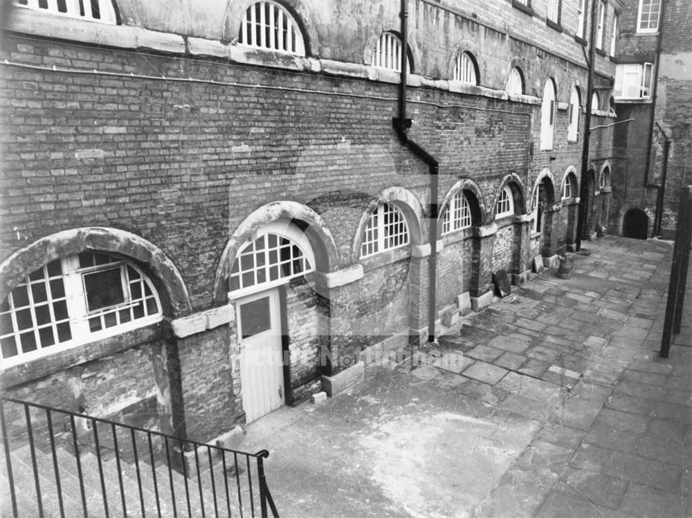 County Gaol, Shire Hall, High Pavement, Lace Market, Nottingham, 1981