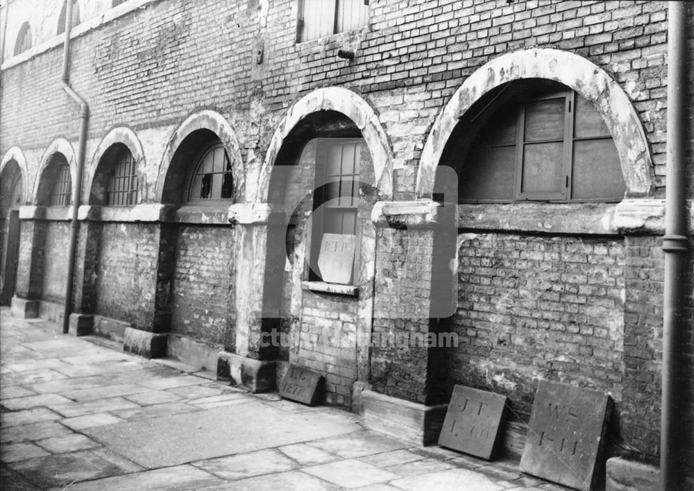 County Gaol, Shire Hall, High Pavement, Lace Market, Nottingham, 1938