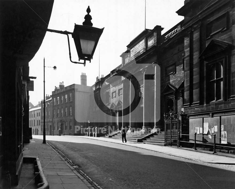 Shire Hall, High Pavement, Lace Market, Nottingham, c 1970