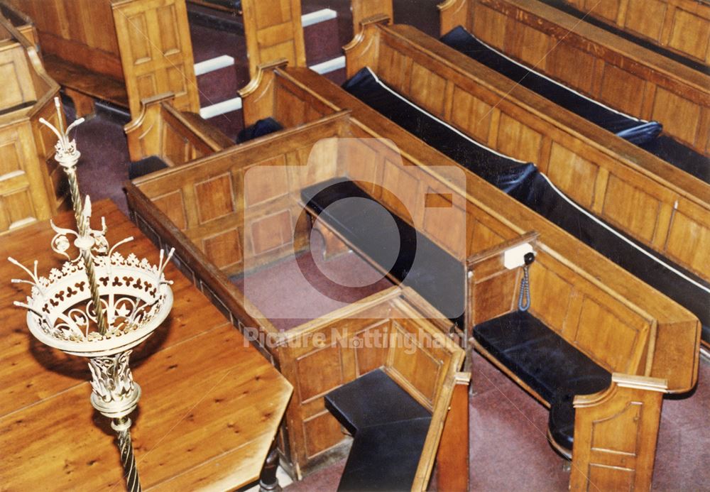 Courthouse, Shire Hall, High Pavement, Lace Market, Nottingham, 1989