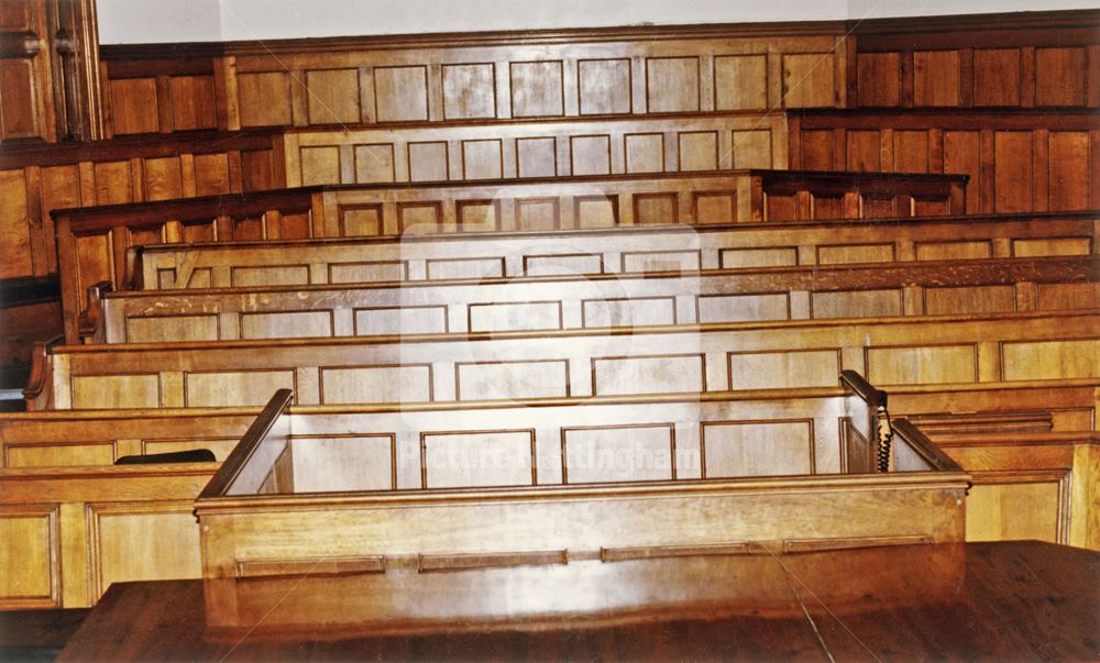 Courthouse, Shire Hall, High Pavement, Lace Market, Nottingham, 1989