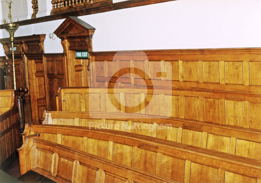 Courthouse, Shire Hall, High Pavement, Lace Market, Nottingham, 1989