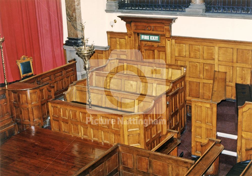 Courthouse, Shire Hall, High Pavement, Lace Market, Nottingham, 1989