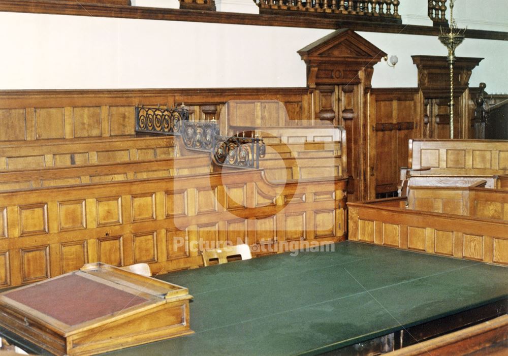 Courthouse, Shire Hall, High Pavement, Lace Market, Nottingham, 1989