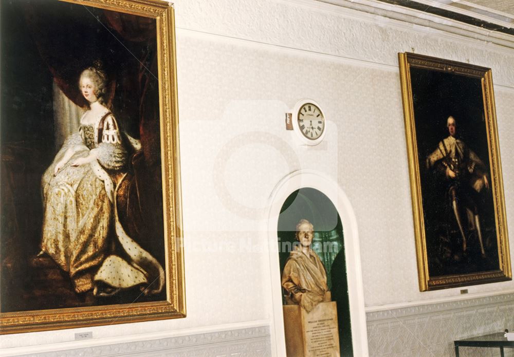 Grand Jury Room, Shire Hall, High Pavement, Lace Market, Nottingham, 1989