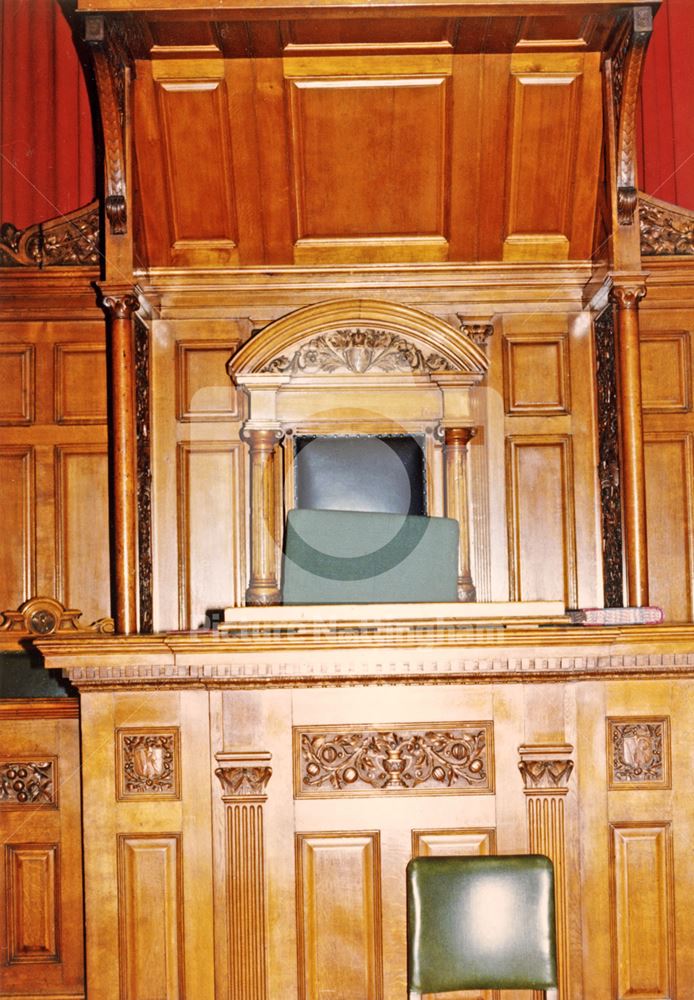 Courthouse, Shire Hall, High Pavement, Lace Market, Nottingham, 1989