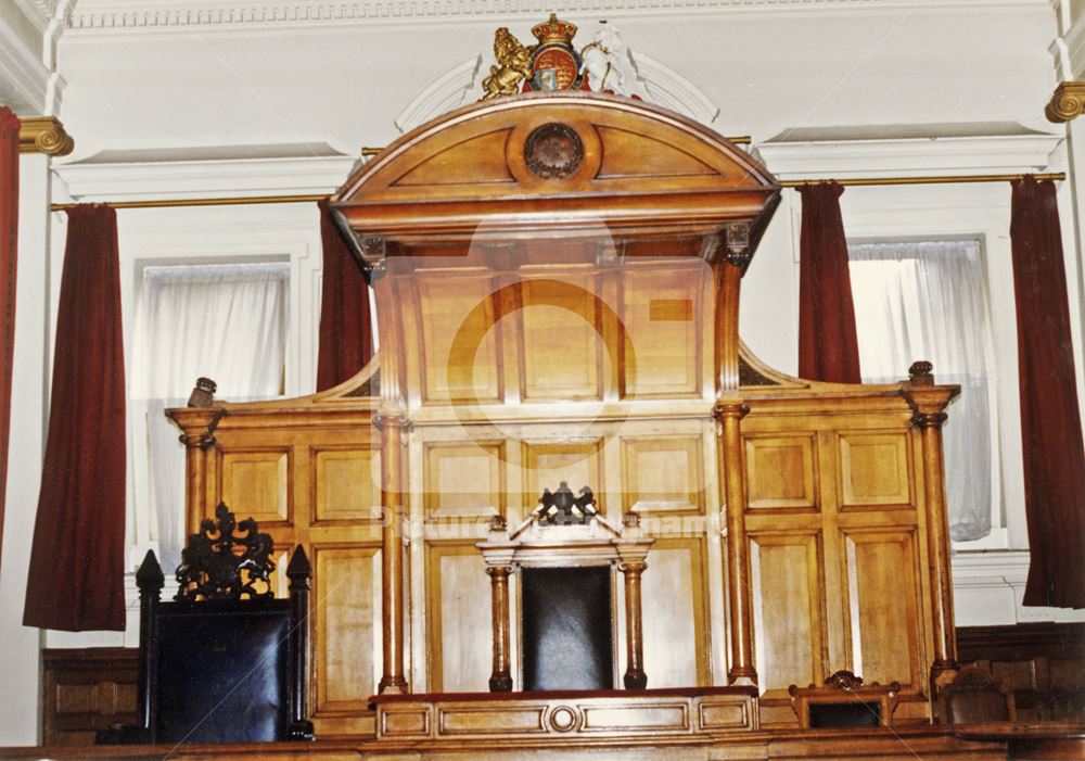 Courthouse, Shire Hall, High Pavement, Lace Market, Nottingham, 1989