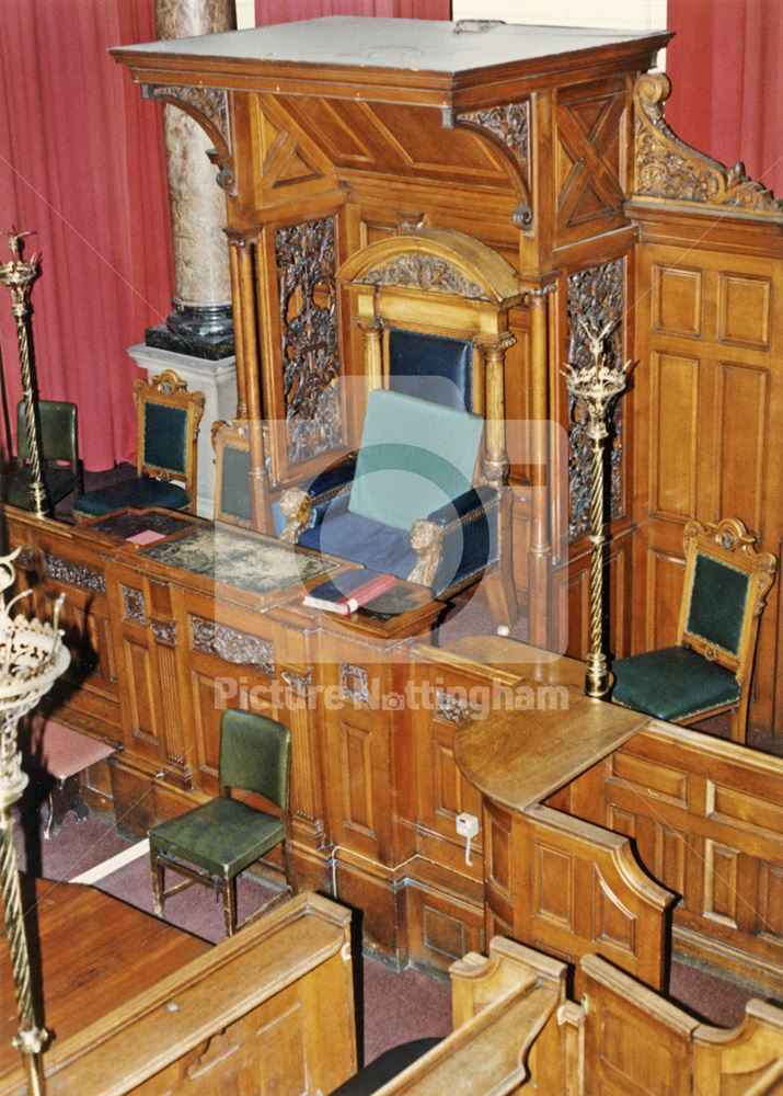 Courthouse, Shire Hall, High Pavement, Lace Market, Nottingham, 1989