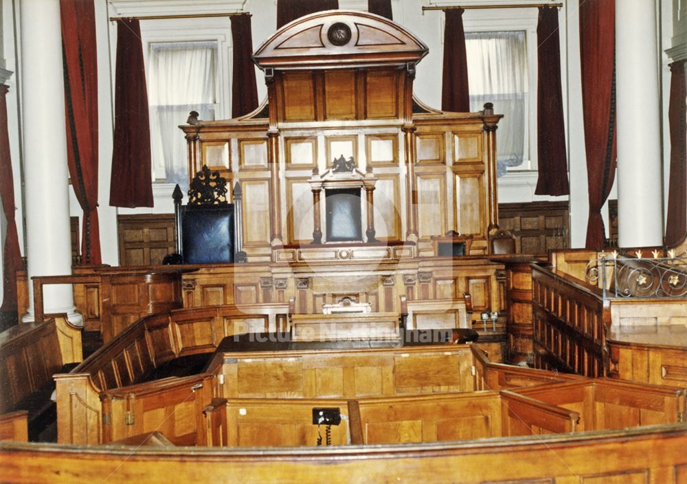 Courthouse, Shire Hall, High Pavement, Lace Market, Nottingham, 1989