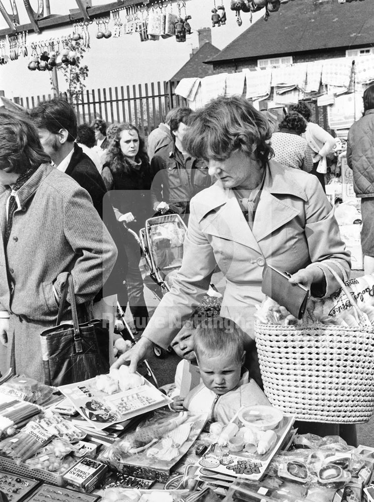 Six Ways Market, Denton Green, Broxtowe, 1980s