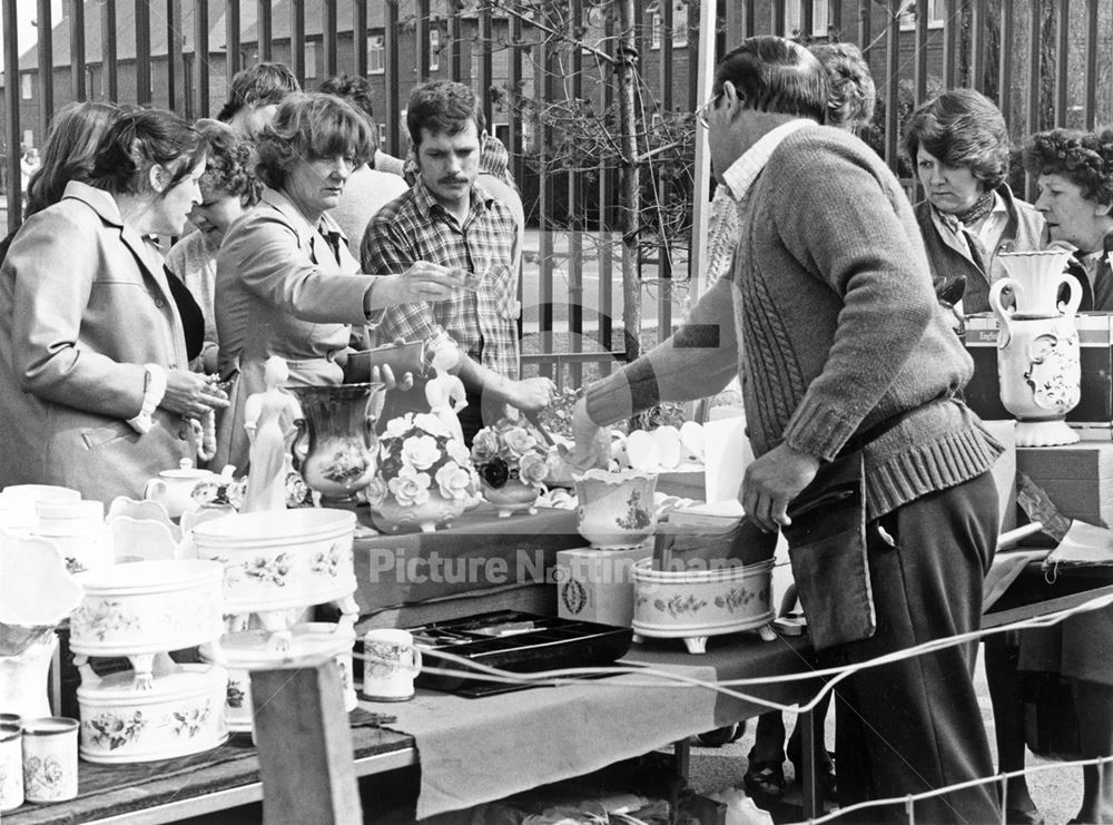 Six Ways Market, Denton Green, Broxtowe, 1980s