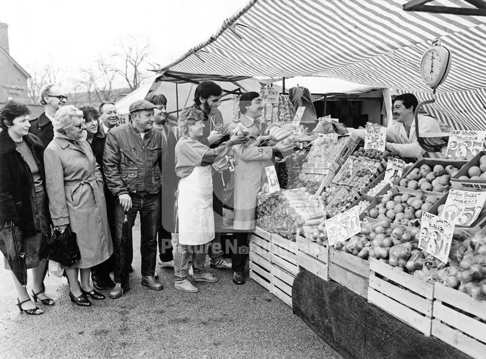 Market, Robin Hood Way, The Meadows, 1986