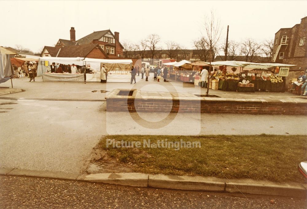 Market, Robin Hood Way, The Meadows, 1986