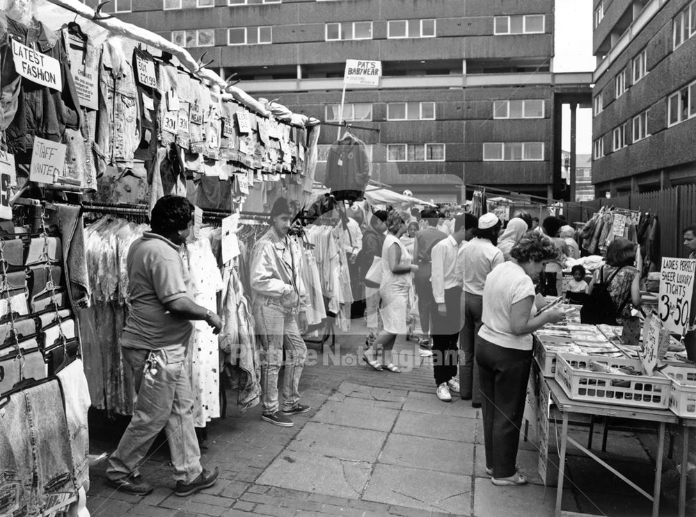 Wednesday Market, Radford Road, Hyson Green, 1987