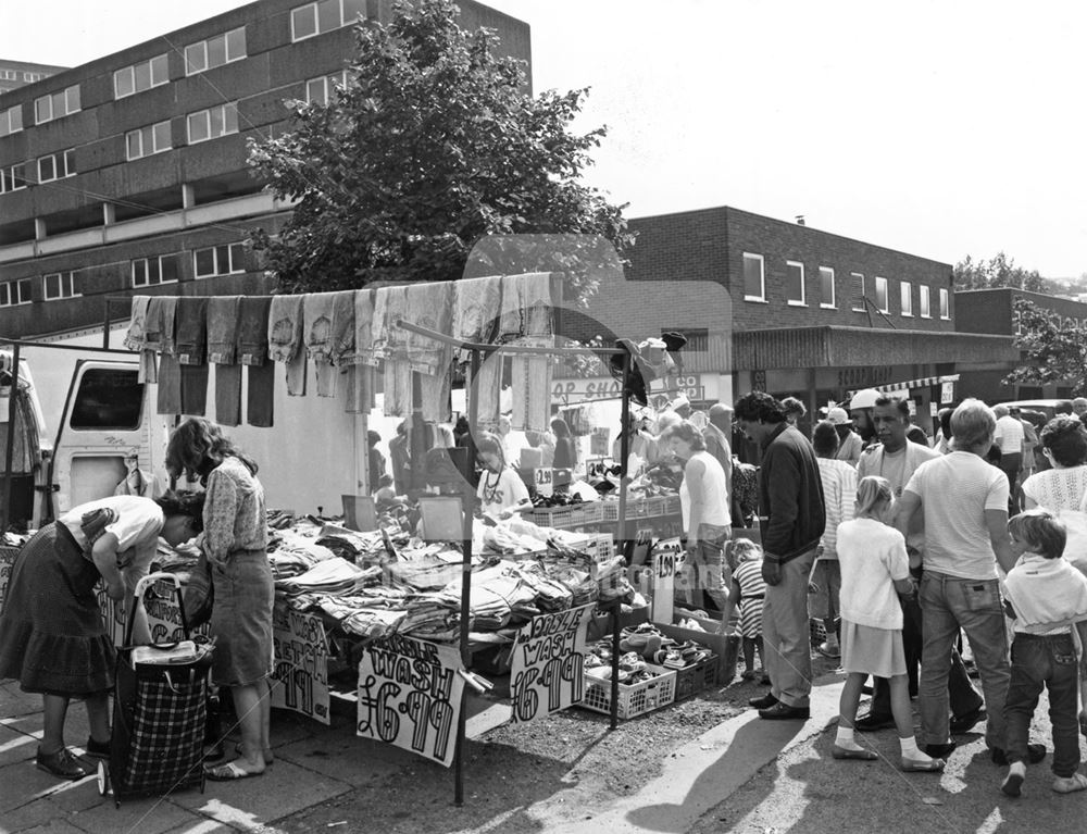 Wednesday Market, Radford Road, Hyson Green, 1987