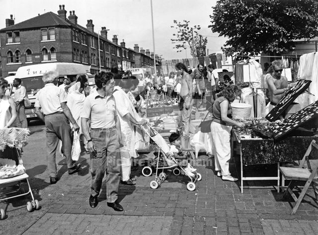 Wednesday Market, Radford Road, Hyson Green, 1987