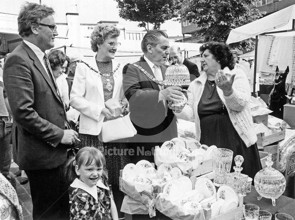 Official Opening, Wednesday Market, Radford Road, Hyson Green, 1982