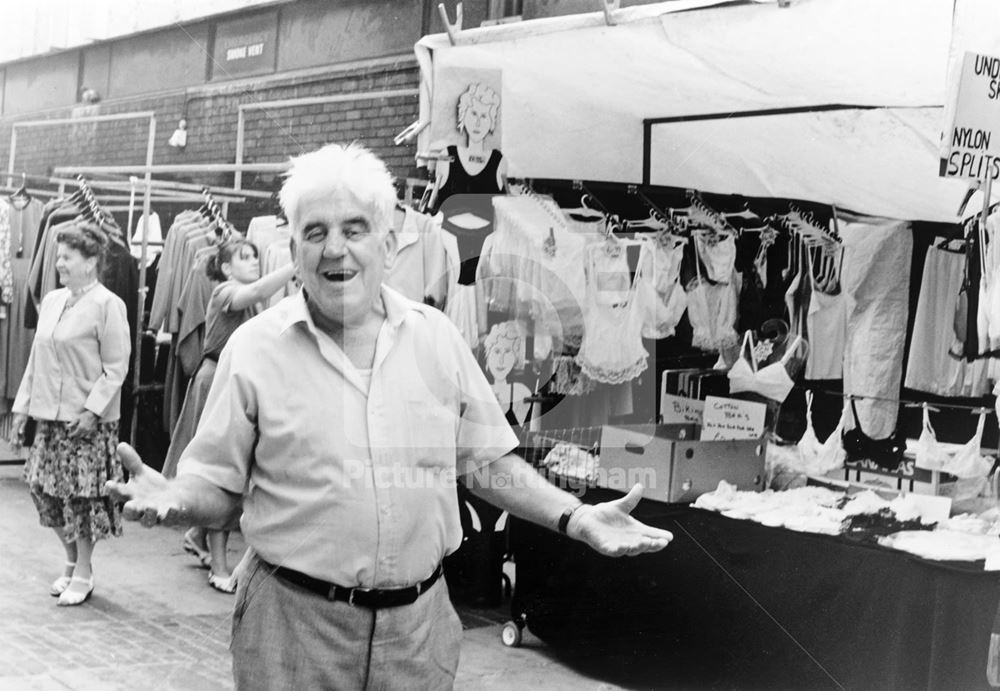 Market, Clinton Street East, Nottingham, 1990