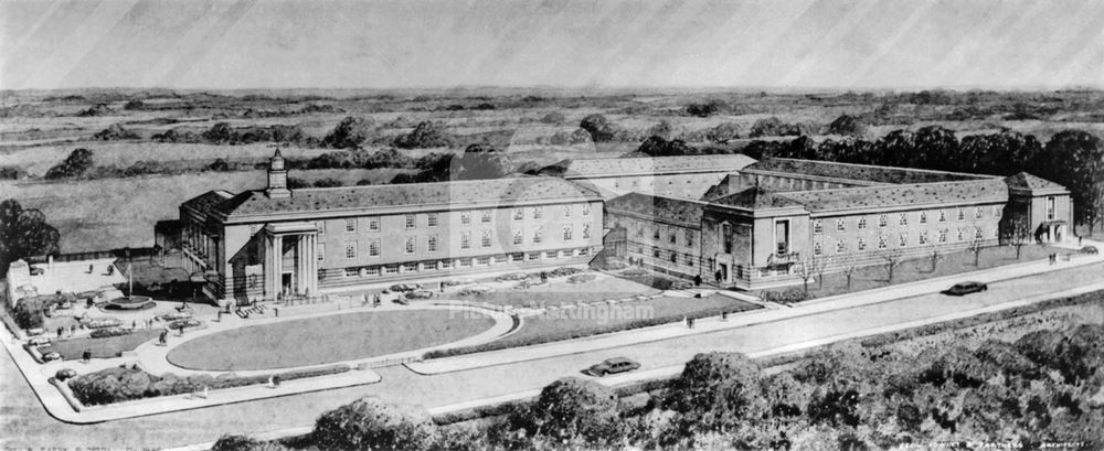 Proposed CEGB Headquarters, Bramcote, Nottingham, 1954