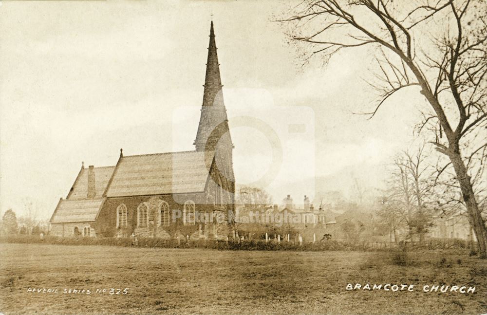 Parish Church of St. Michael's, Church Street, Bramcote, c 1905