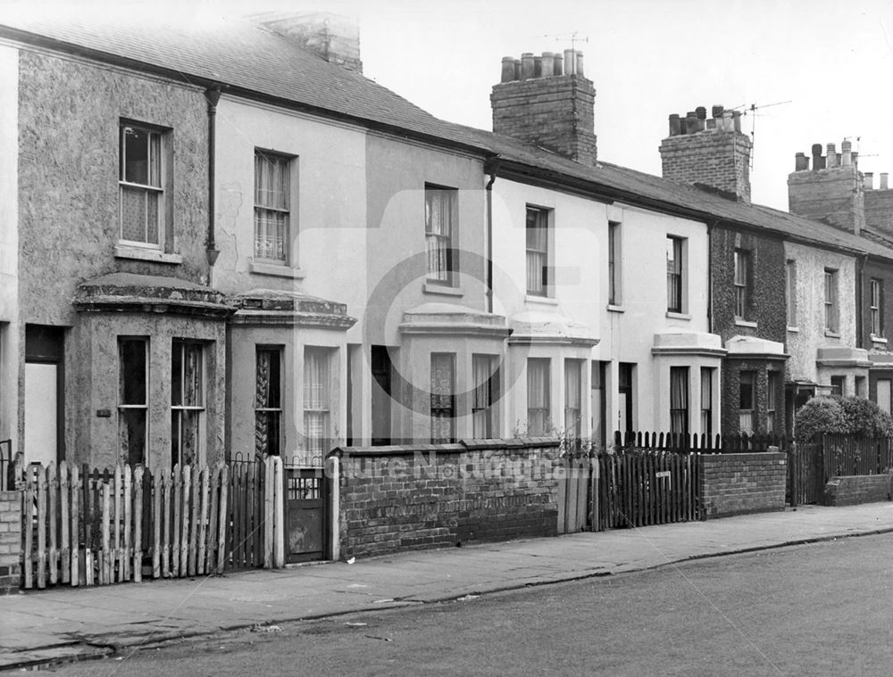 Mayfield Grove, off Kirkewhite Street, Meadows, Nottingham, 1972