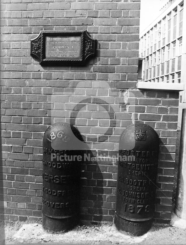 Standard Hill Parish Boundary Markers, Nottingham, c 1970s?