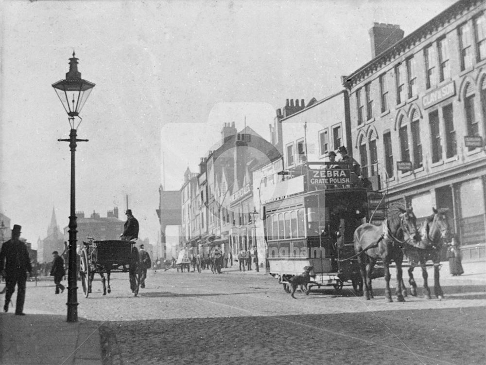 Parliament Street (Upper), Nottingham, c 1895