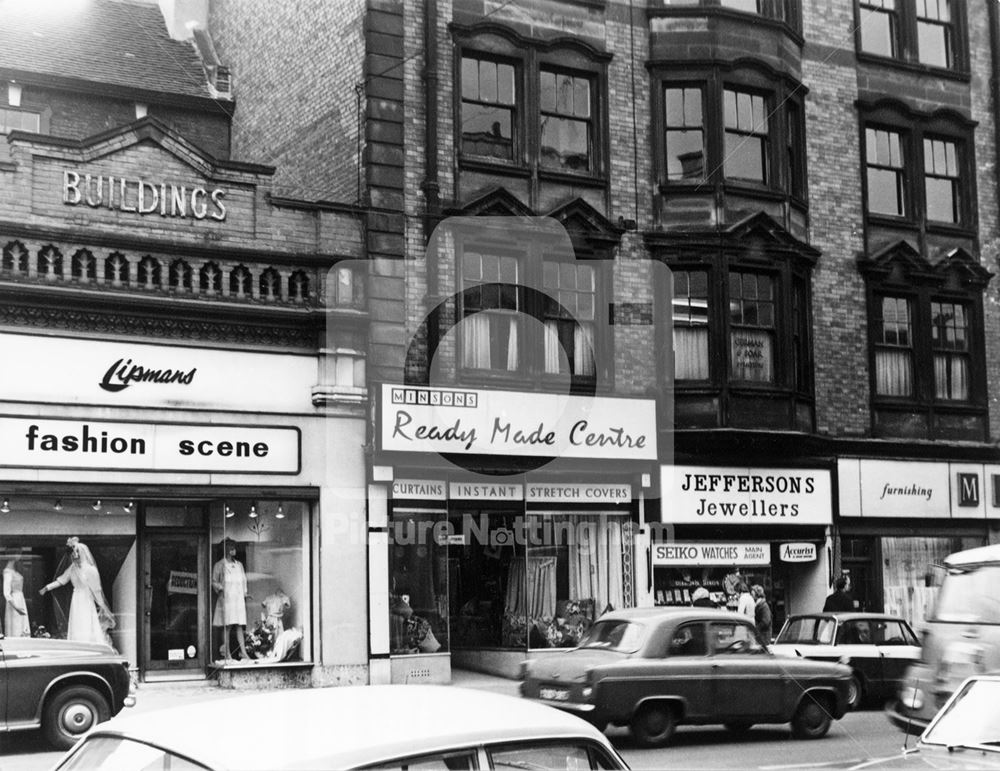 Parliament Street (Upper), Nottingham, c 1970