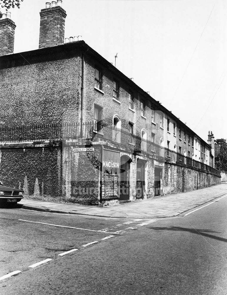 North Sherwood Street, Nottingham, 1976