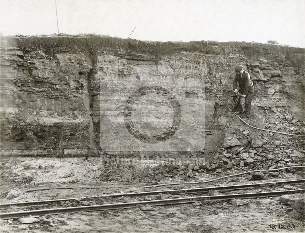 Excavations at Sneinton Dale, Sneinton, Nottingham, 1933