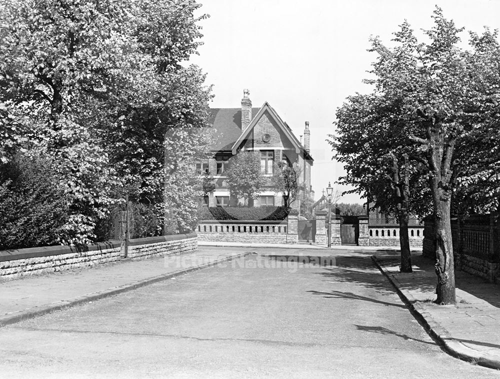 Mayo Road at junction with Bolsover Gardens, Carrington, Nottingham, 1959