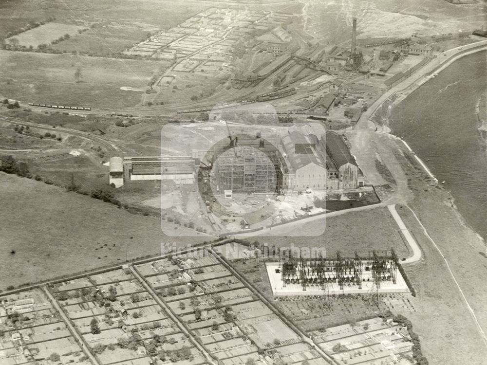 Wilford Power Station and Colliery, Colliery Road, Wilford, Nottingham, c 1924