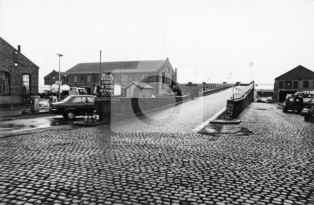 Perimeter and access roads, Eastcroft, London Road, Nottingham, 1977