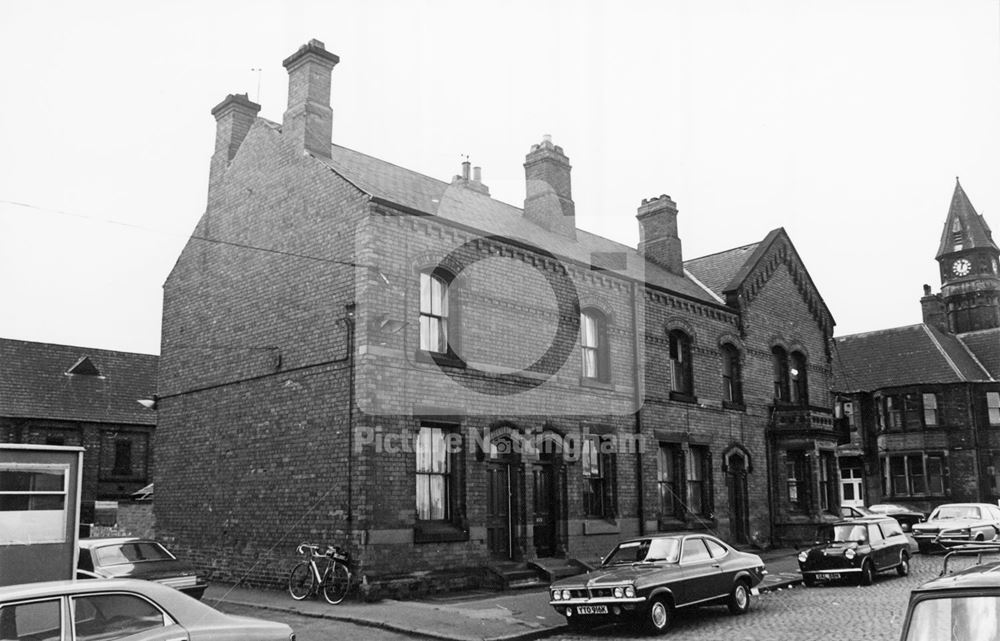 Fomer residences, Eastcroft, London Road, Nottingham, 1977