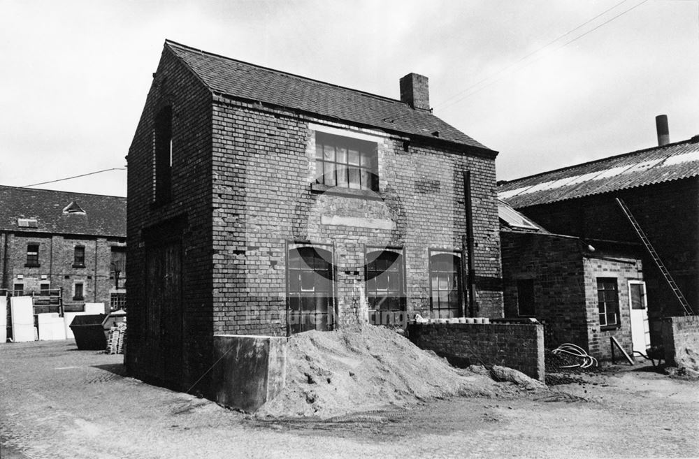 Fomer forge, Eastcroft, London Road, Nottingham, 1977