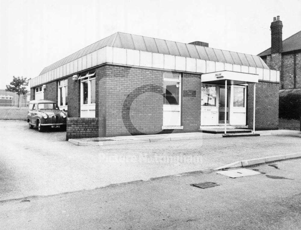 Police Station, Bar Lane, Basford, Nottingham, 1973