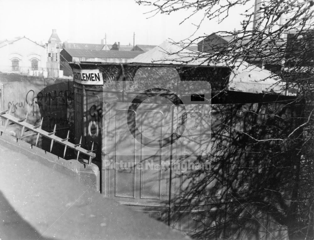 Gentleman's Conveniences (Urinal), London Road, Meadows, Nottingham, 1973