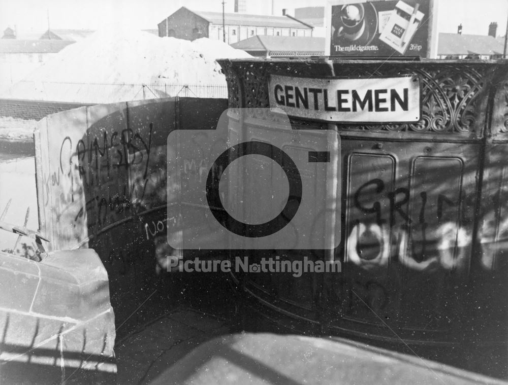 Gentleman's Conveniences (Urinal), London Road, The Meadows, Nottingham, 1973