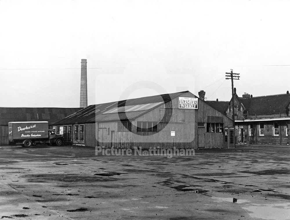 Slaughterhouse, Cattle Market, Meadow Lane, Sneinton, Nottingham, 1959