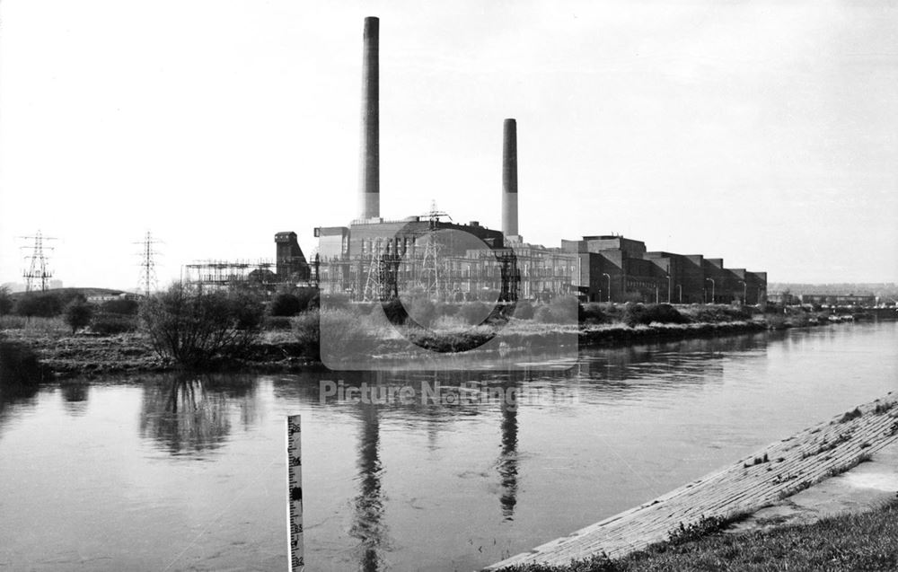 North Wilford Power Station, Colliery Road, Wilford, Nottingham, 1975