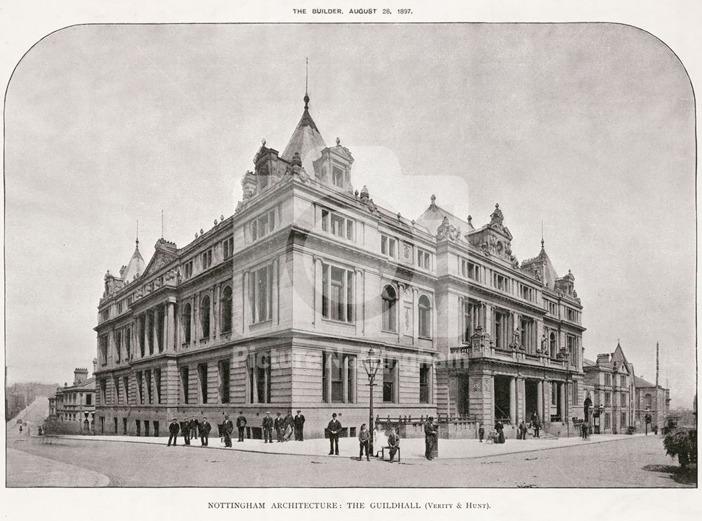 The Guildhall, Burton Street, Nottingham, 1897