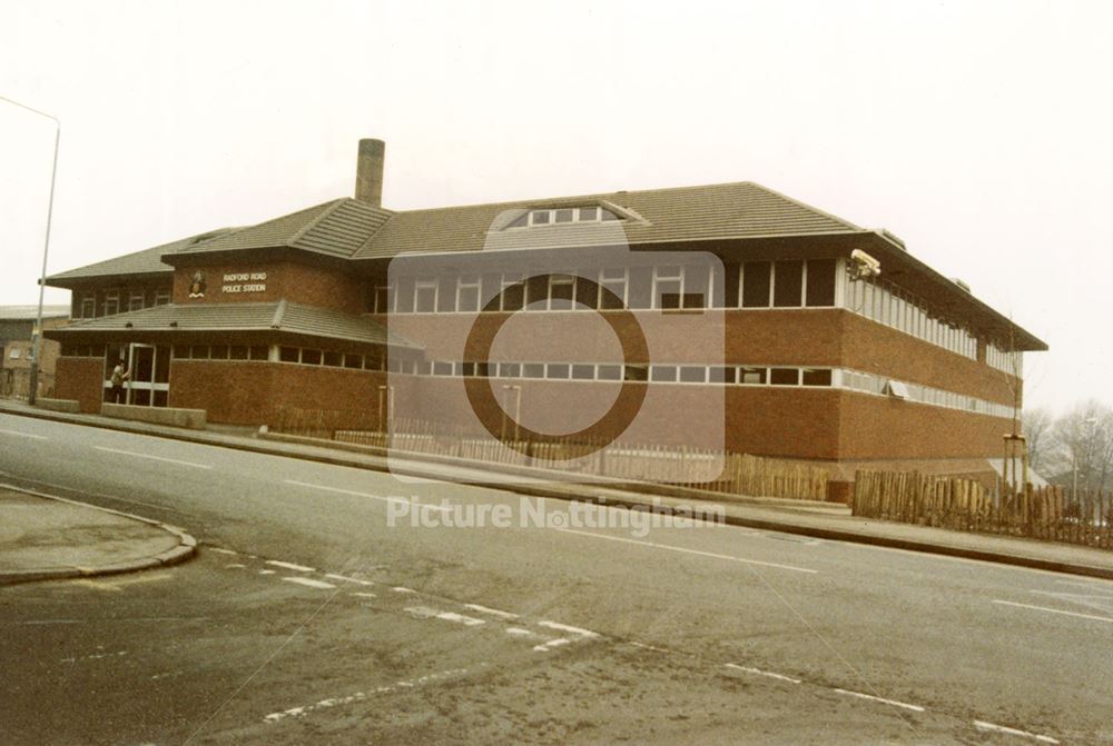 Police Station, Radford Road, Hyson Green, Nottingham, 1985