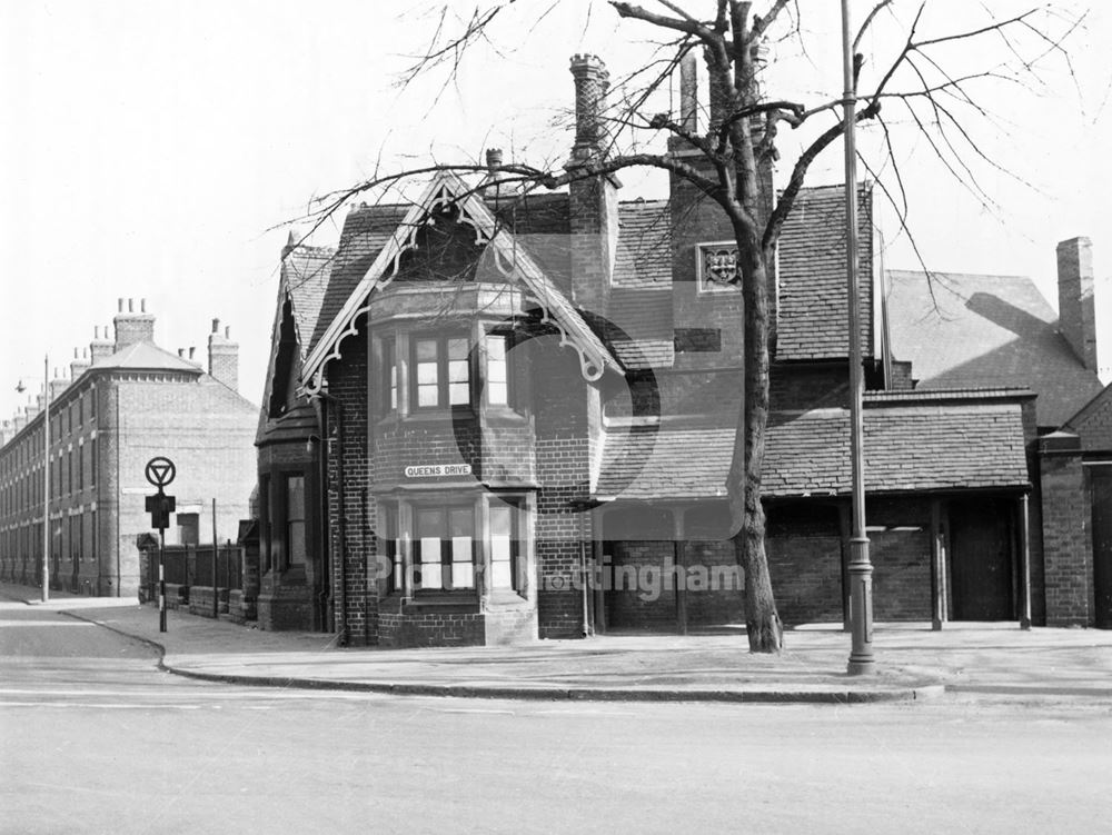 Queen's Walk Police Station, Queen's Drive, The Meadows, Nottingham, 1961