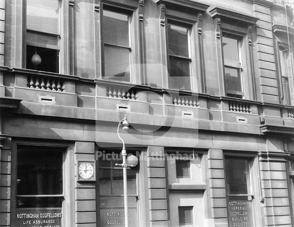 Imperial Buildings, Victoria Street, Nottingham, c 1868-98